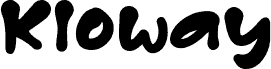 Kloway フォント