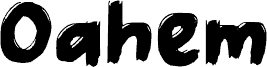 Oahem フォント