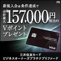 三井住友カード ビジネスオーナーズ プラチナプリファード（パートナーカード同時申込み）