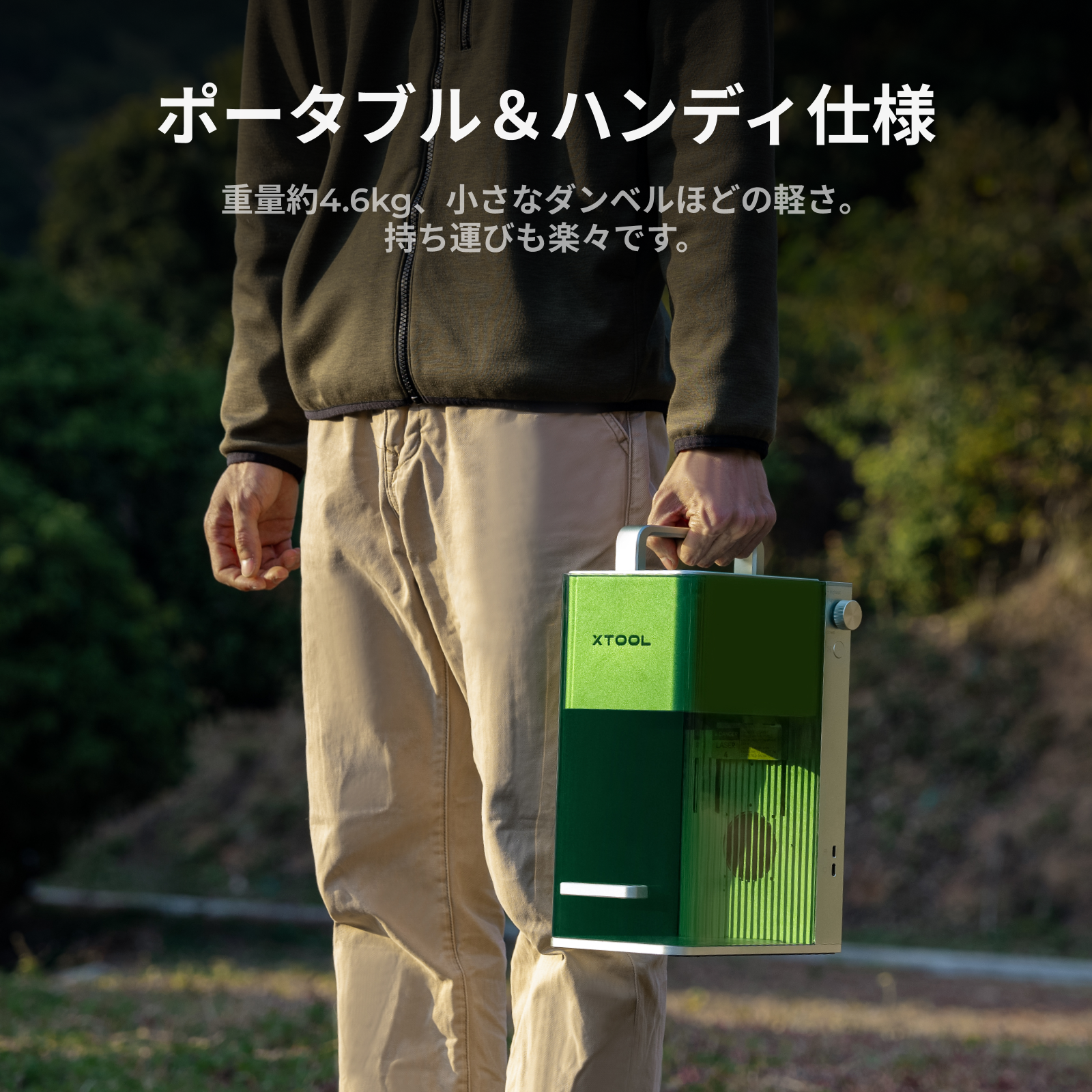 xTool F1/F1 Lite 最速 携帯便利 IR（赤外線）ダイオードレーザー