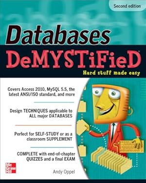 Book cover Databases DeMYSTiFieD, 2nd Edition
