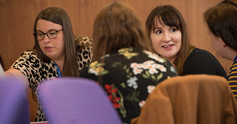 Teachers discussing