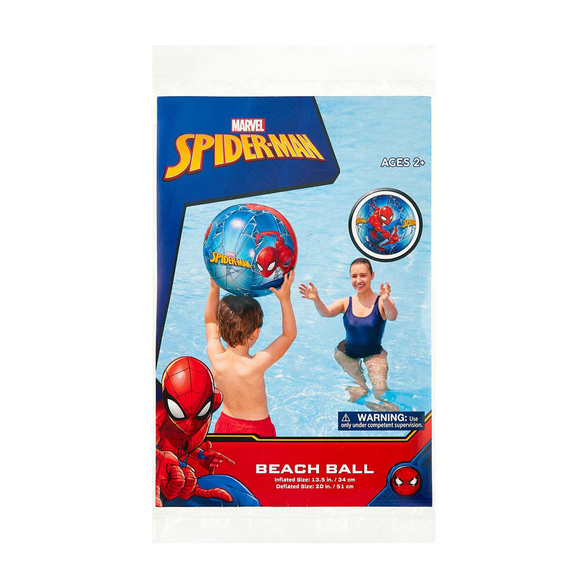 Licensed Character Kids Beach Ball, 3 Assorted Characters