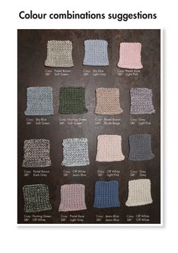 2
Cosy: Pastel Brown
SBF:    Soft Green
Cosy:  Sky blue
SBF:    Light Grey
Cosy: Pastel Rose
SBF:   Light Pink
Cosy: Hunting