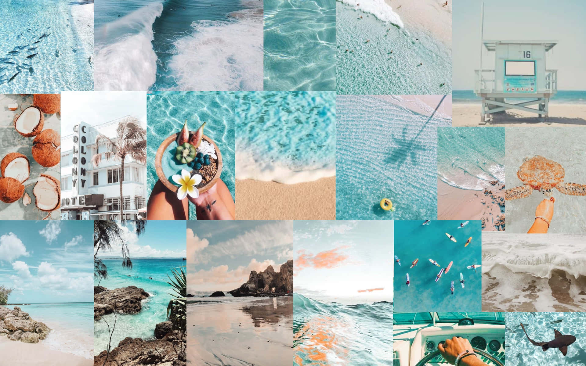 Aesthetic Beach Pictures Wallpaper