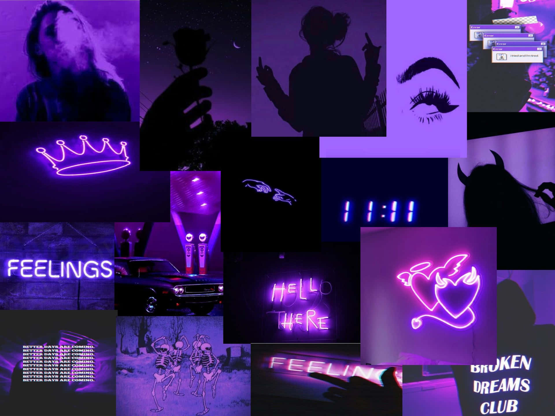 Purple Aesthetic Background Wallpaper
