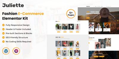 Juliette - Chic Fashion E-Commerce Elementor Kit