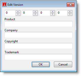 Version dialog