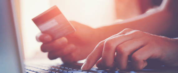 credit card in hand