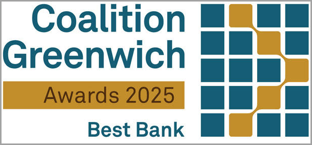Coalition Greenwich Awards 2025 Logo Best Bank