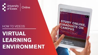  University of Essex Online Virtual Learning Environment