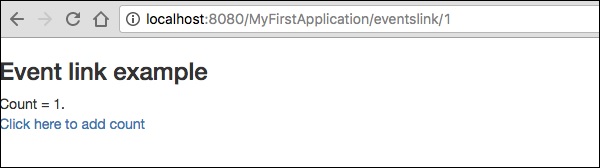 Event Link Result