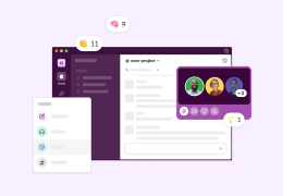 Uma mensagem no Slack perguntando “O que é o Slack?”