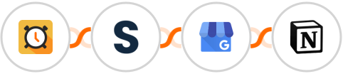 Scheduler + Shopia + Google My Business + Notion Integration
