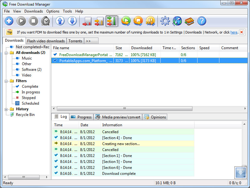 Free Download Manager Portable
