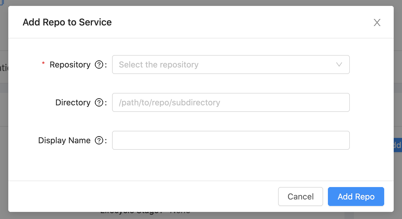 Add Repository Modal