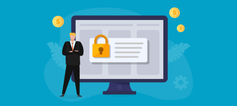 WooCommerce paywall locking premium content behind a login