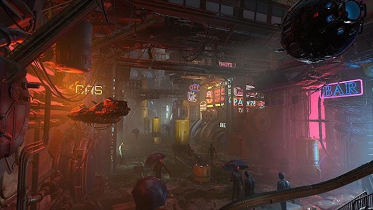 Example Of Game Scene Without Post-Processing Effects From Unity Docs
