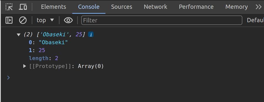 LocalStorage Array In JavaScript