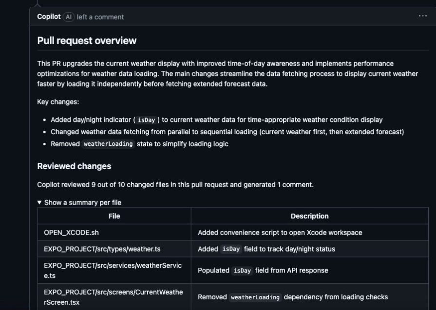 github copilot pull request overview