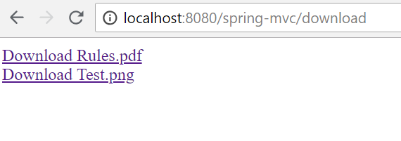 Spring MVC file download