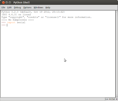 pySerial installed