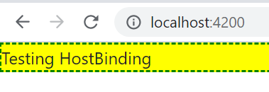 @HostBinding in Angular