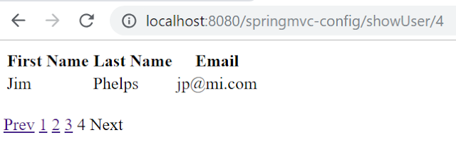 Spring MVC pagination example
