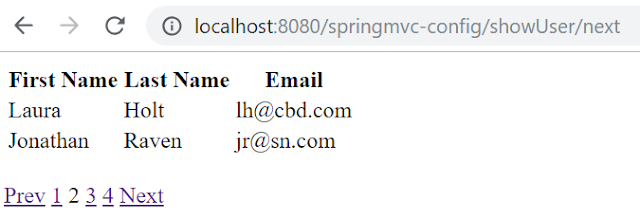 Spring MVC pagination example with PagedListHolder