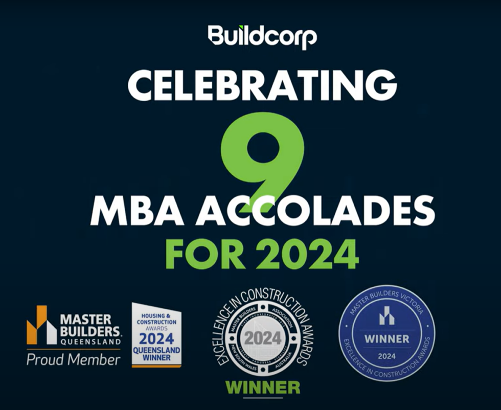 Buildcorp 9 MBA awards