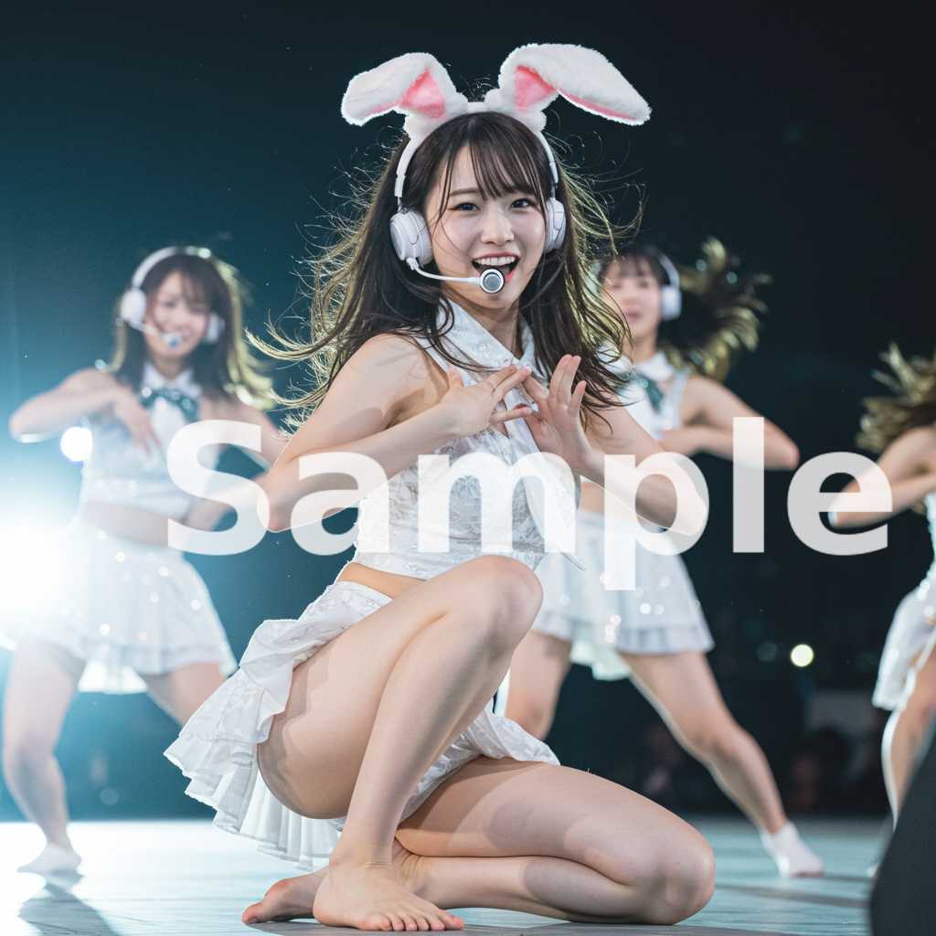 AI画像 AI画像生成 アイドル アイドルグループ （ウサギ うさぎ編） ＜プロンプト＞03
