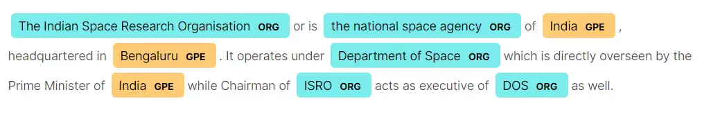 2 Named Entity Recognition