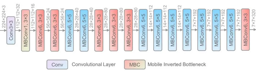 EfficientNet Model Architecture