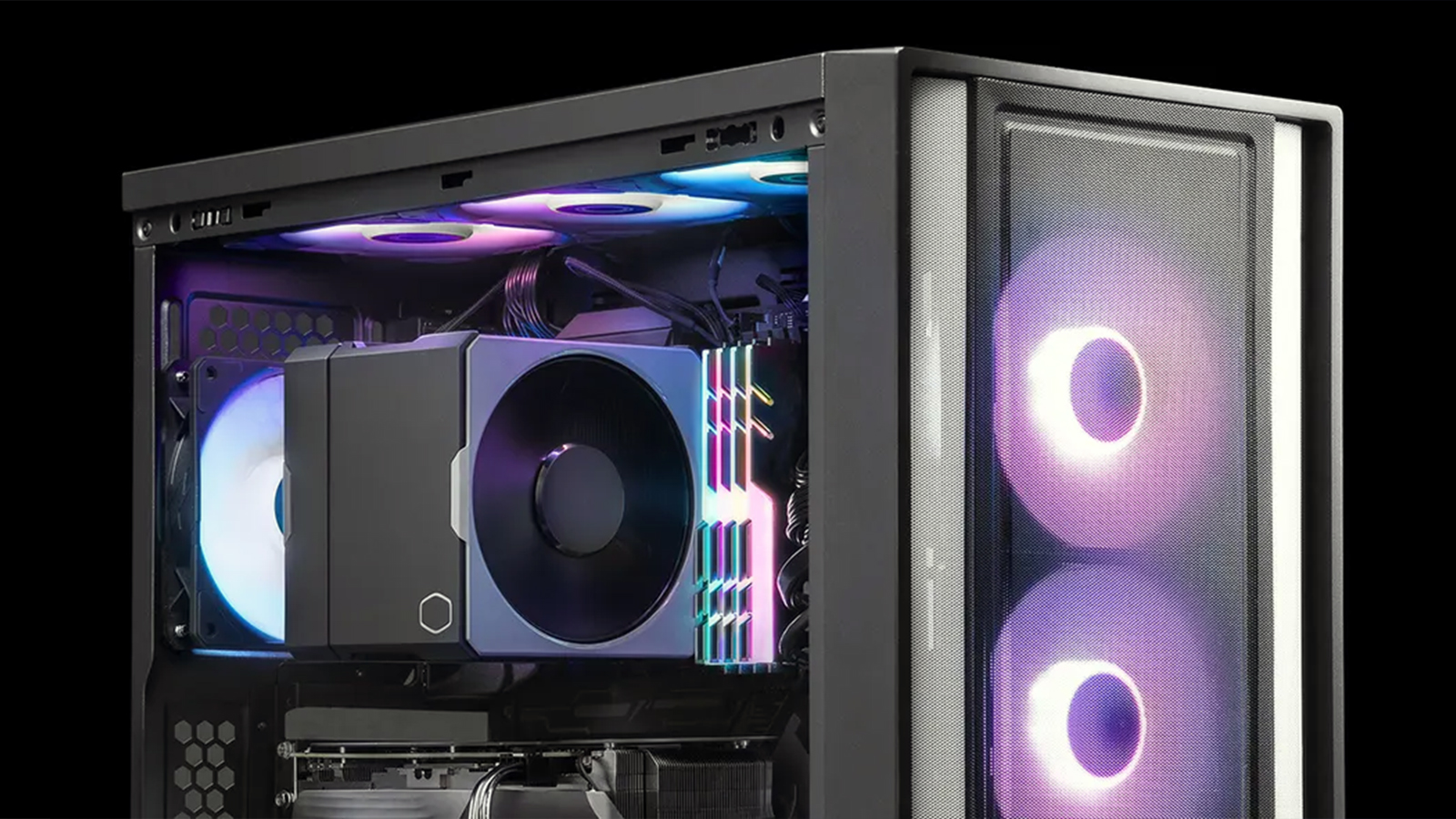 Cooler Master Hyper 612 Apex in a PC case