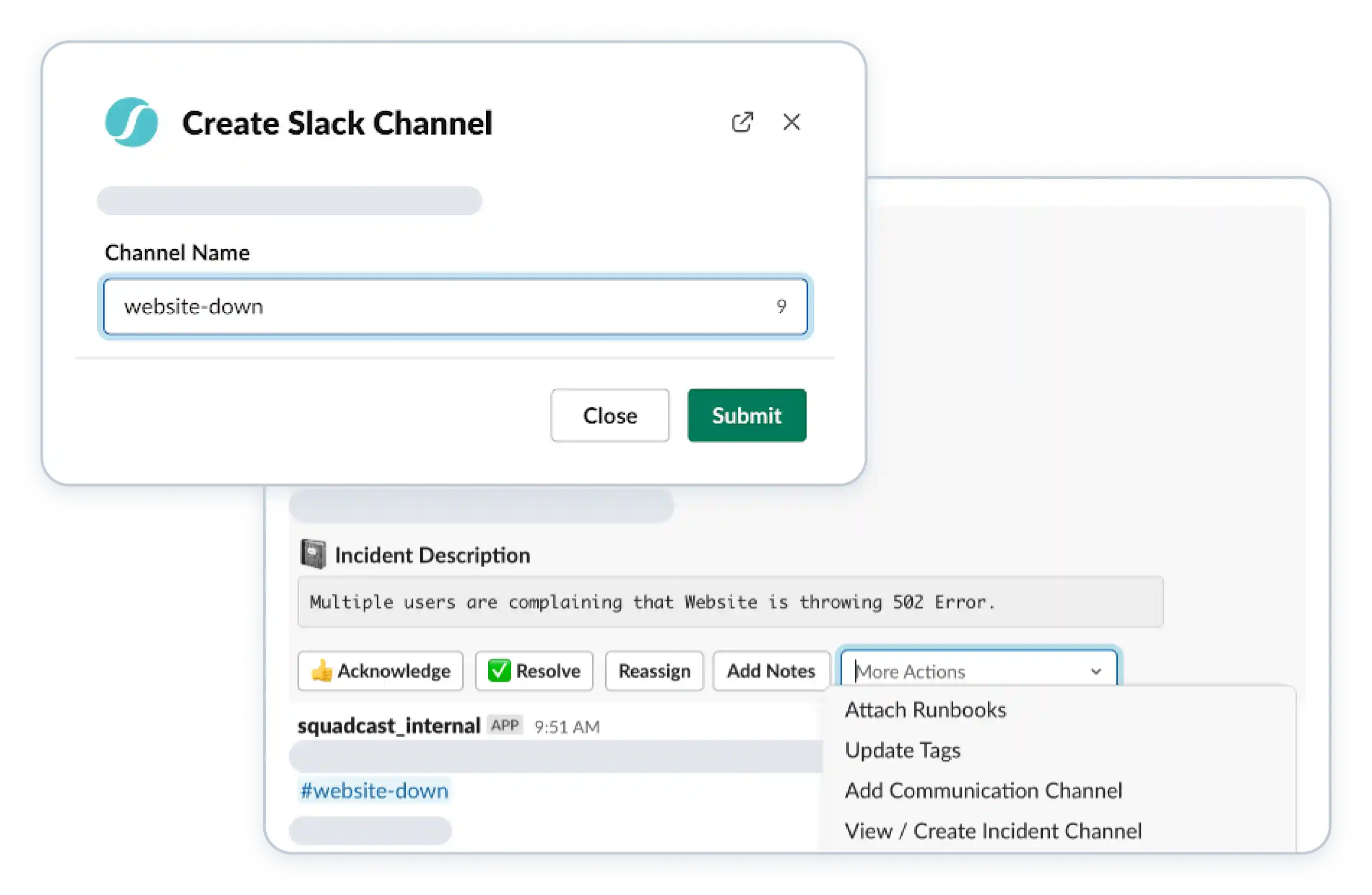 Squadcast central console- Consolidate Services, Alerts, and Operations