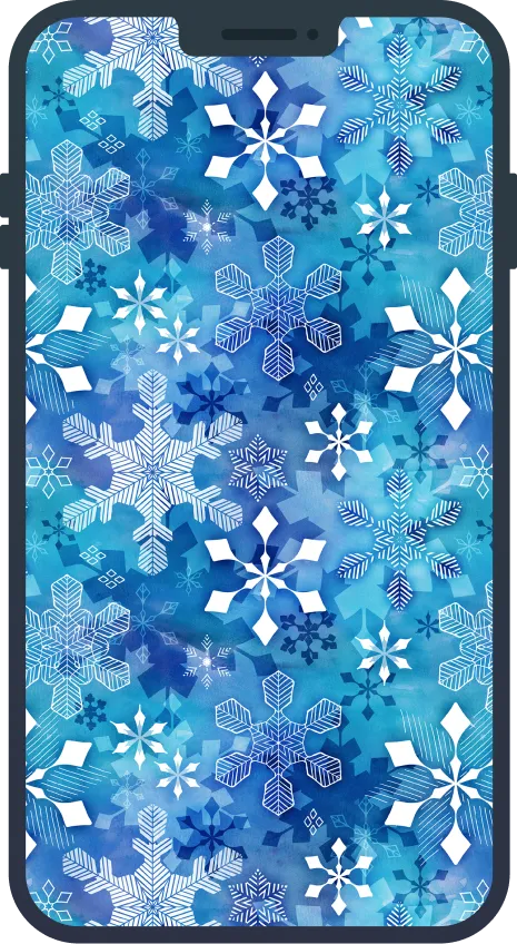 Patterned wallpaper on iPhone