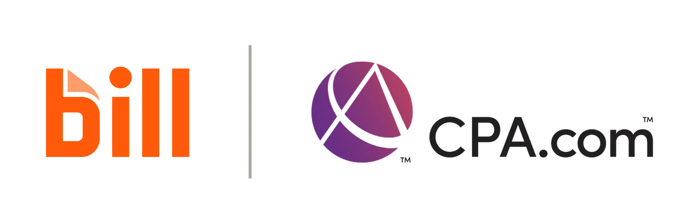 BILL | CPA.com logo lockup