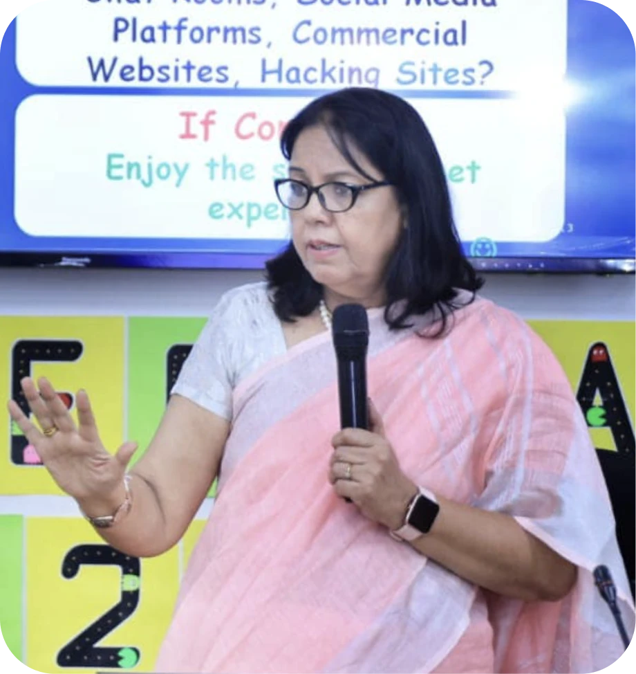 Women speaking on stage