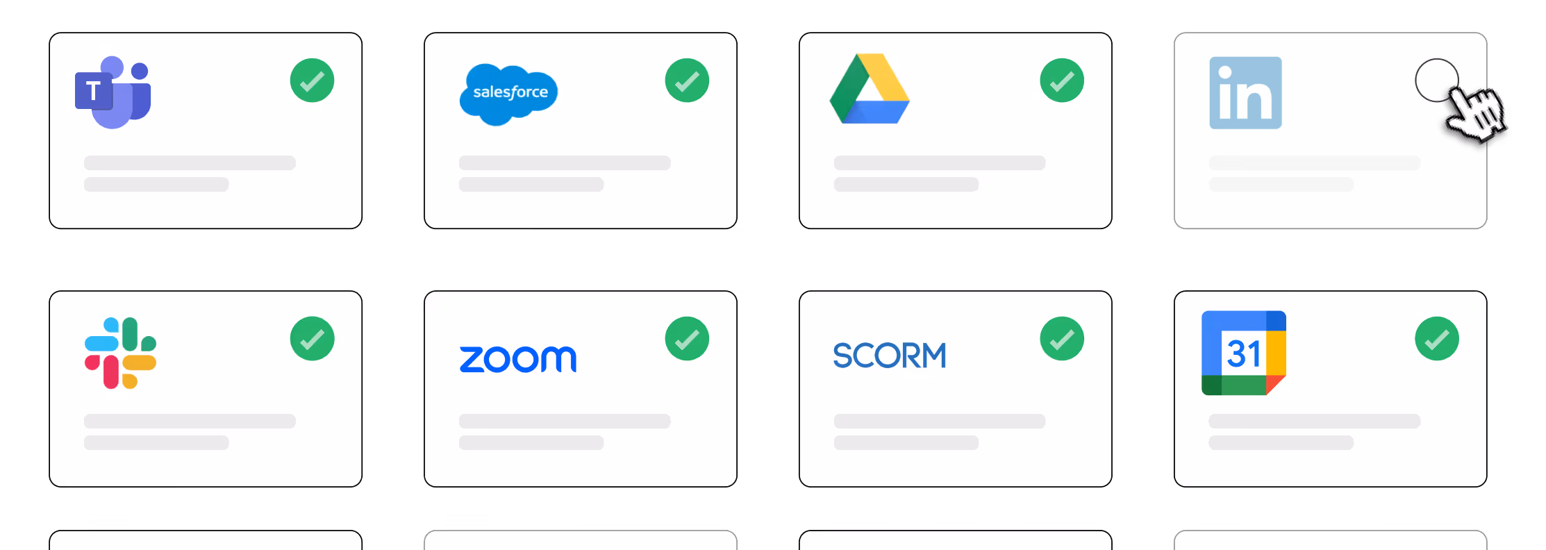 An illustrated graphic of Continu's top integrations.