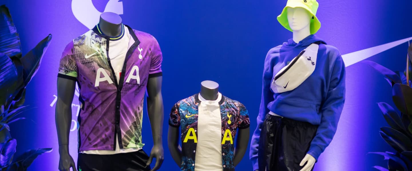 Tottenham merch in store