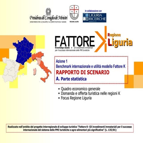 Fattore K Liguria - Scenario statistico