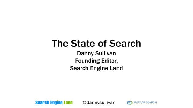 The State of Search