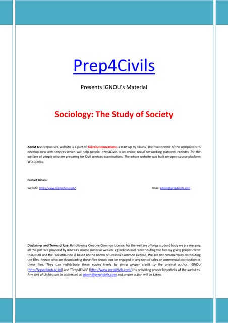 01 ignou sociology_the_study_of_society_www_prep4civils_com