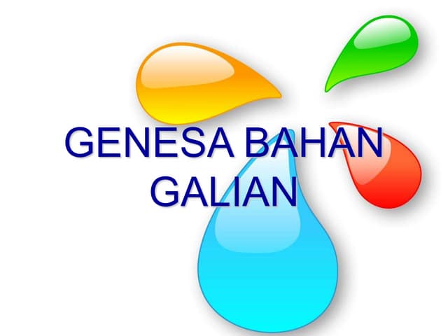 02. genesa bahan galian