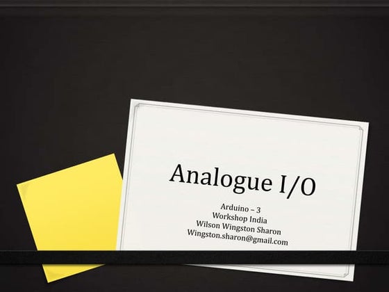 03   analogue anrduino fundamentals
