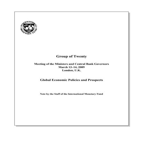 Global Economic Policies and Prospects