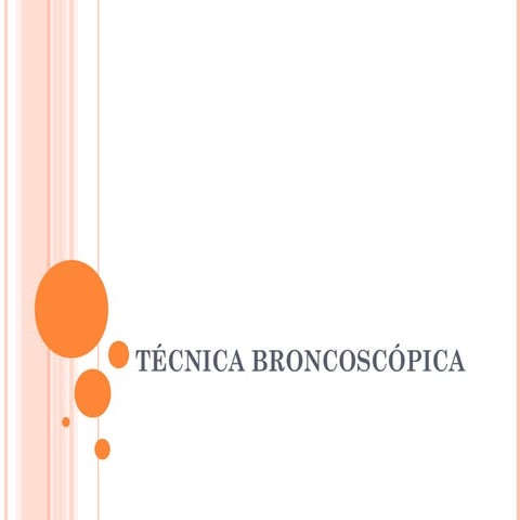Tecnica fibrobroncoscopica