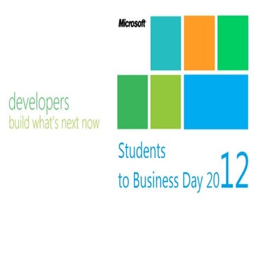 Students to Business Day 2012: Sas