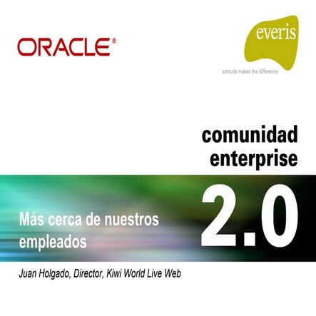 Más cerca de nuestros empleados (Juan Holgado)