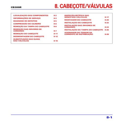 08   cabeçote - válvulas